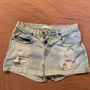 Forever 21 denim “mom shorts”